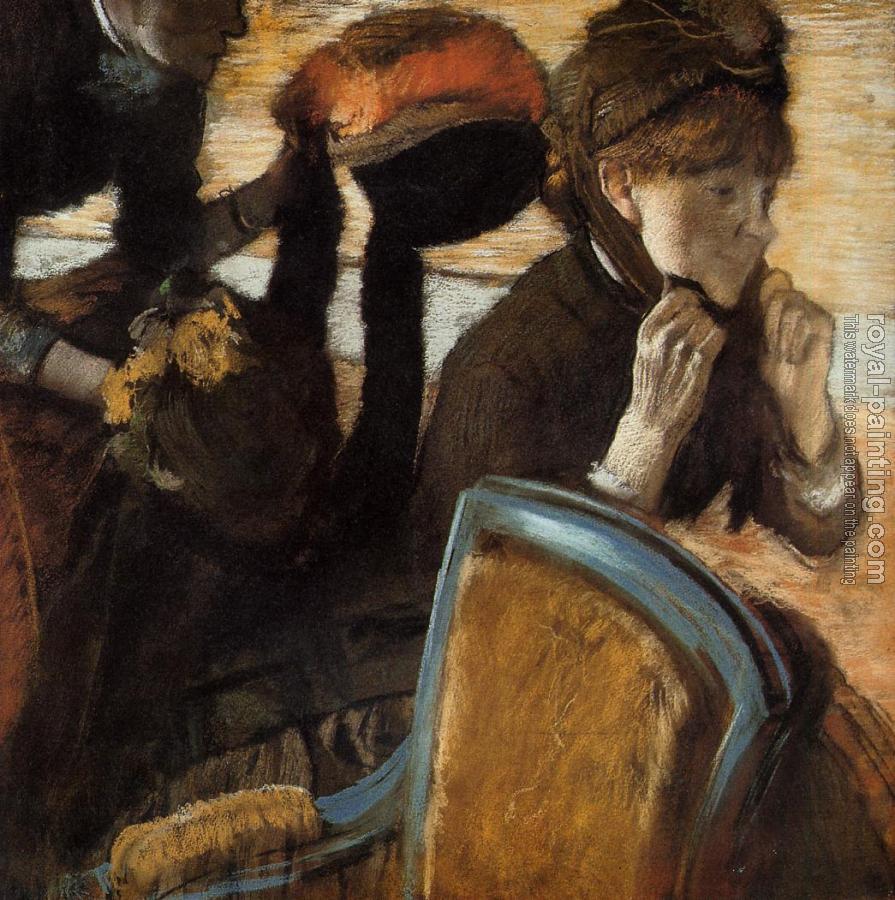 Edgar Degas : At the Milliner's III